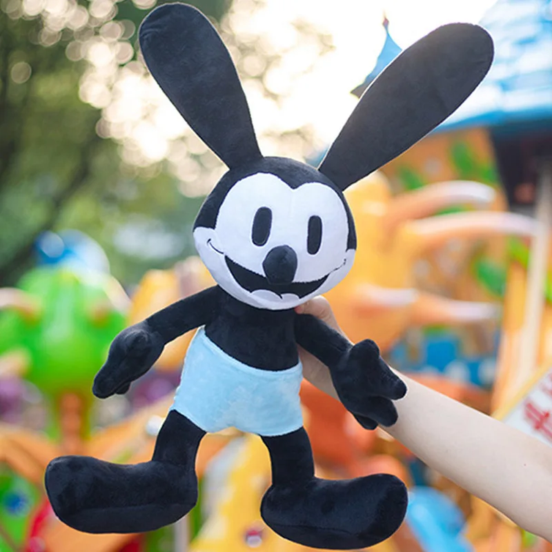 Oswald The Thỏ May Mắn Sang Trọng Disney Đồ Chơi Chuột Mickey Đáng Thú Nhồi Bông Cho Trẻ Em Ngủ Bé Gái Yêu Thích Búp Bê Quà Tặng Sinh Nhật