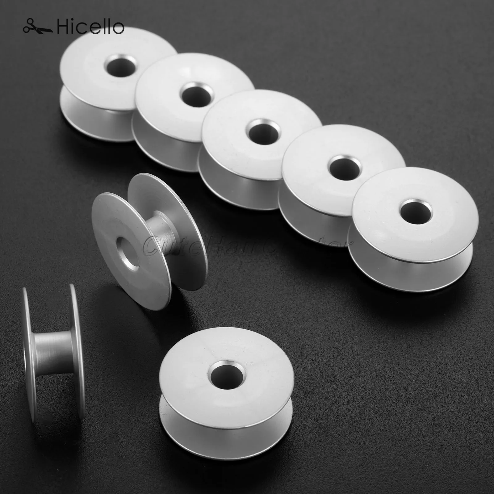 10PCS 6-5 Bobbins synchronous sewing machine Synchronization Big hook Thick Flat Car Bobbin 25mm 6-5/6-7 / KHS20 - RYP Hicello