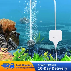 110V 220V 1.8W Ultra Silent Aquarium Air Pump for Fish Tank Nano Air Compressor with Air Stones Silicone Tubes Hydroponics Pumps