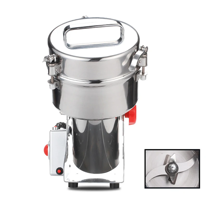 Grain Grinder Electric Spice Herb Mill 2000g Food Grinding Machine High-speed Pulverizer Crusher Miller