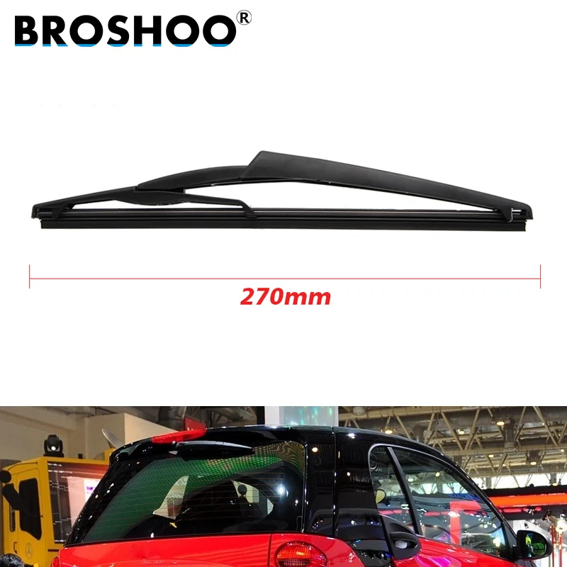 BROSHOO Car Windshield Wiper Front & Rear Wiper Blades Set For Smart fortwo W451 23