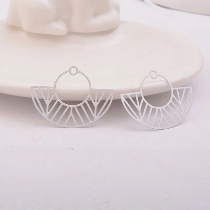 50 Stück AB5547 23*30mm Filigrane Boot-Anhänger, Seeschiff-Anhänger für DIY-Schmuckherstellung – Detail 4