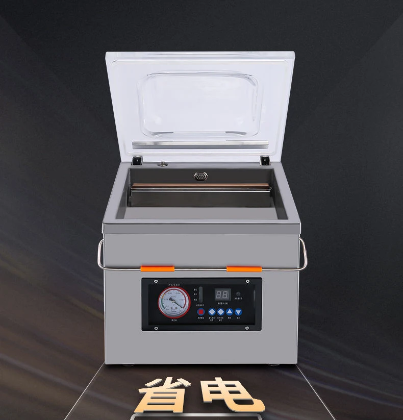 Table Vacuum packing machine Commercial Vacuum bag sealer Vacuum sealing Food Nut/Fruit/Meat Plastic bag Packaging printing date