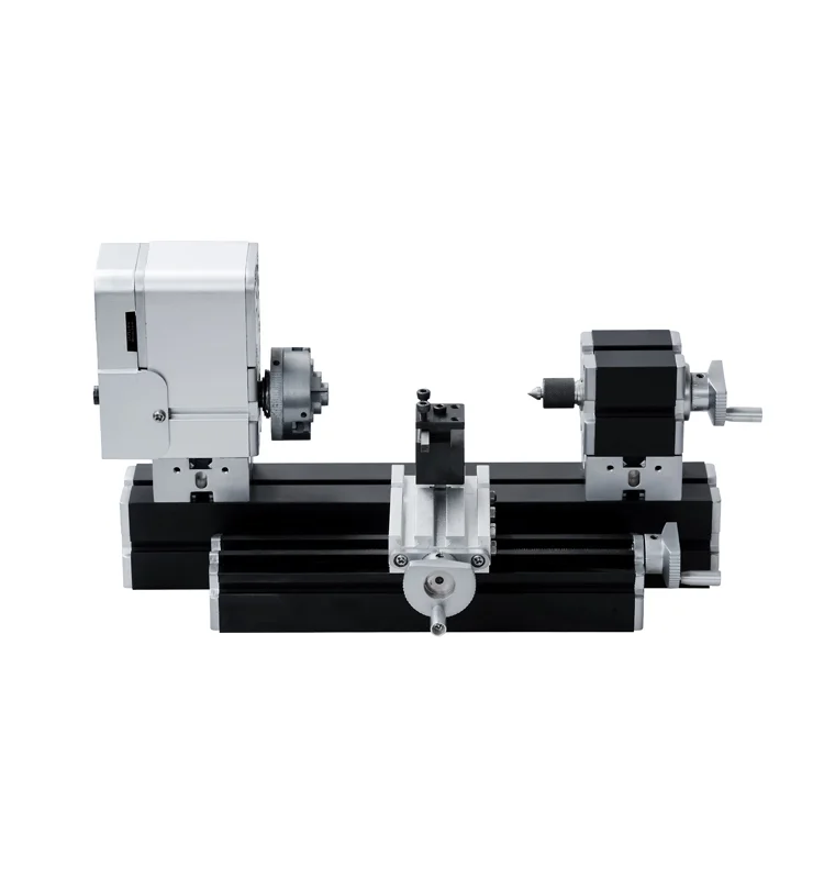

China Professional Variable Speed All-metal Mini Height Increasing Lathe Machine for School Woodworking