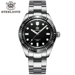 NEW STEELDIVE SD1965 JAPAN NH35 Automatic Movement Mechanical Sapphire Ceramic Bezel Luminous 200M Waterproof Men's Diving Watch