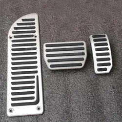Car Accessories for 2009-2017 VOLVO XC60 S60 S80 S60 V60 V70 Aluminium AT Accelerator Gas Foot Rest Modified Pedal Pads 3pcs