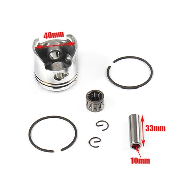 40mm Piston Pin Ring Set Electric Brush Mower Piston Kit Fit 40-5 43cc BC430 CG430 1E40F-5 Brush Cutter Spare Parts