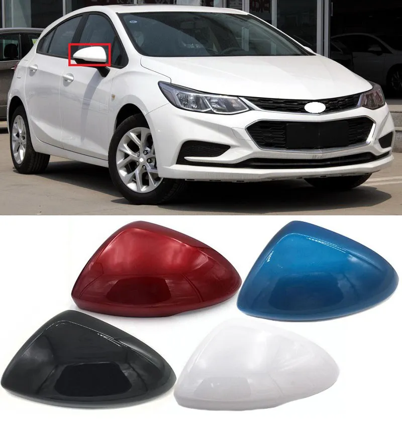 Lofty Richy For Chevrolet Cruze 2017 2018 2019 Side Rear View Rearview Mirror Cover Exterior Mirror Cap Shell Housing Lid Hood