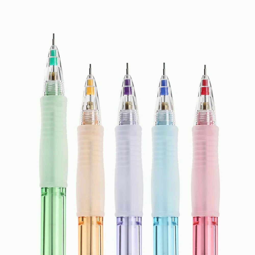 Pilot Mechanical Pencil H-185 185N Color Transparent Mechanical Pencil 0.5mm Nib Retractable Non-breakable Lead Core