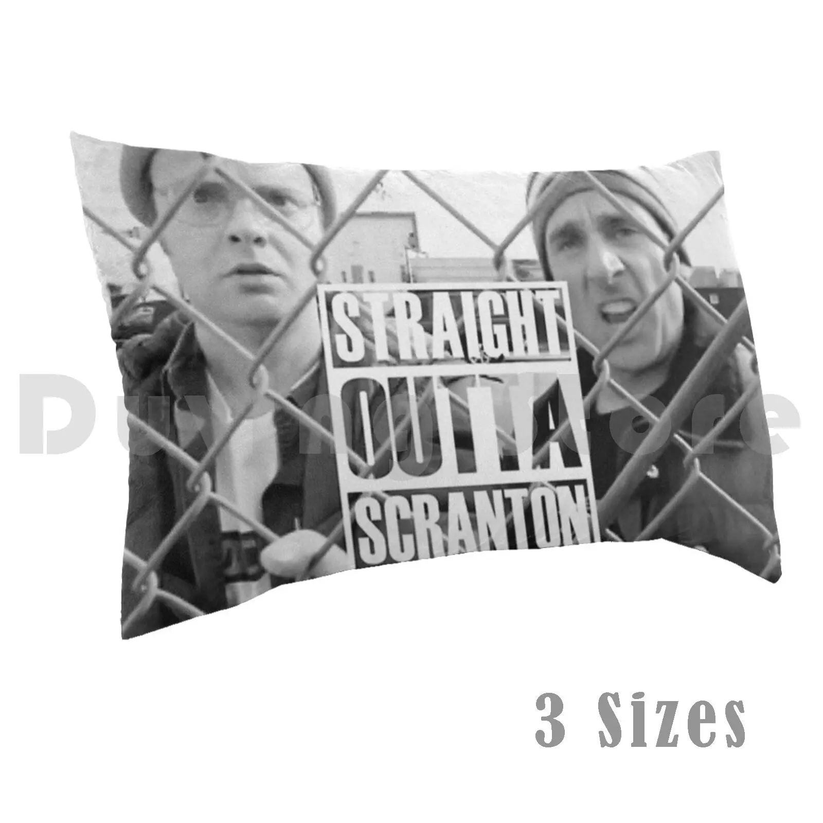 Straight Outta ScrantonPillow case The Office Dunder Mifflin First Aid Training Dwight Schrute Lambs