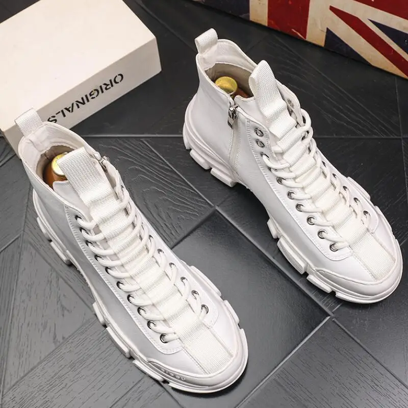Men Breathable Sneakers Vulcanize Boots Male yellow black Mesh Wear-resistant Casual boots b8