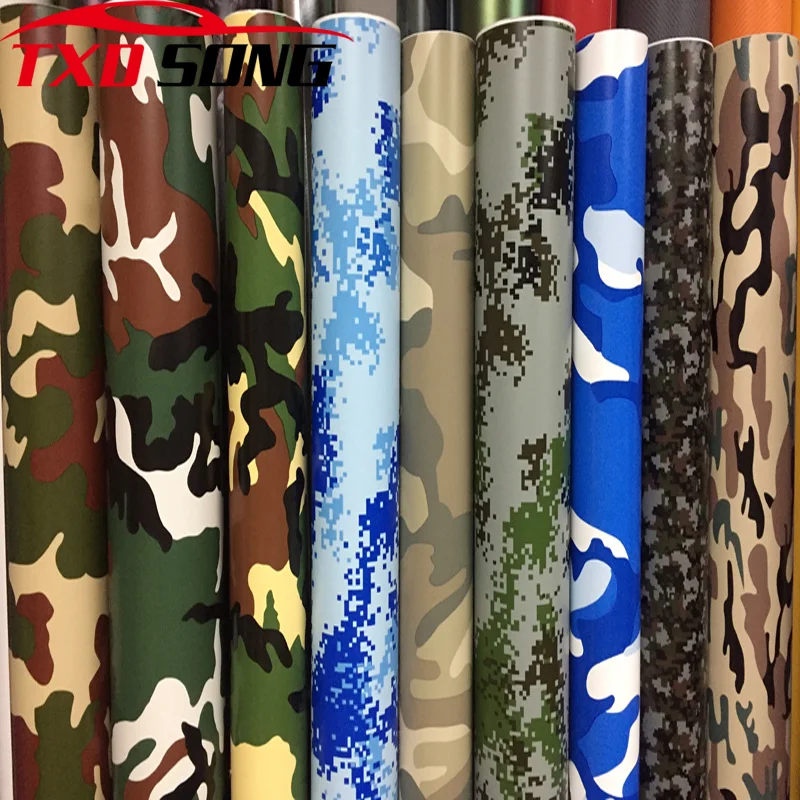 

30cm*152cm/R Digital Woodland Green Camo Camouflage Desert Vinyl Film Sticker DIY Motorcycle Automobiles Car Styling