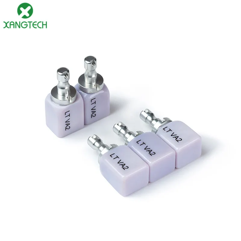 

XANGTECH C14 HT/LT 18-15-13mm 5pcs Dental Material Disilicate Lithium Blocks (Glass Ceramic)