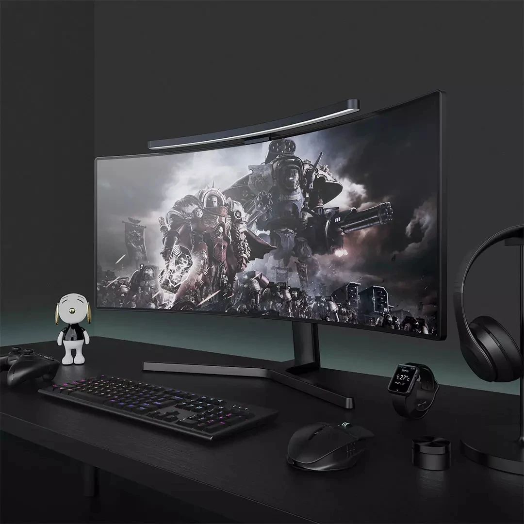 Youpin LYMAX RA97 Curved Screen RGB Color Sound-Sensitive Music Hanging Game Light Dimming Eye-Care Computer Monitor Table Lamp