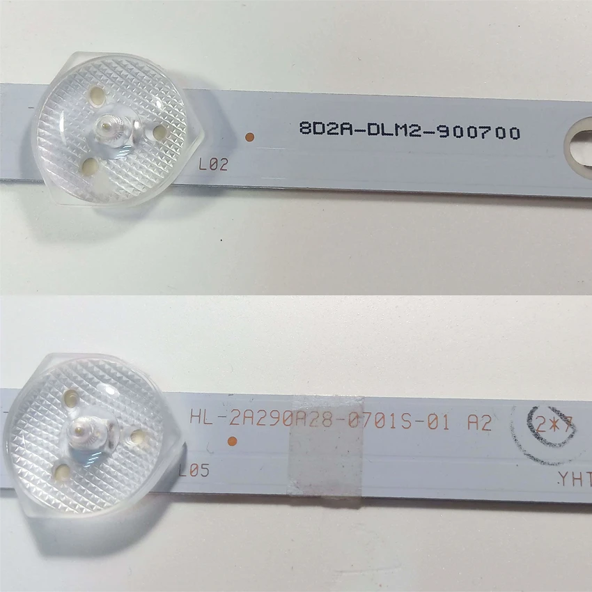 Bandas de iluminación LED para TV, 8D2A-DLM2-900700 2x7 HL-2A290A28-0701S-01 A2, barras de retroiluminación, regla de Línea, cintas de ST2751A01-8