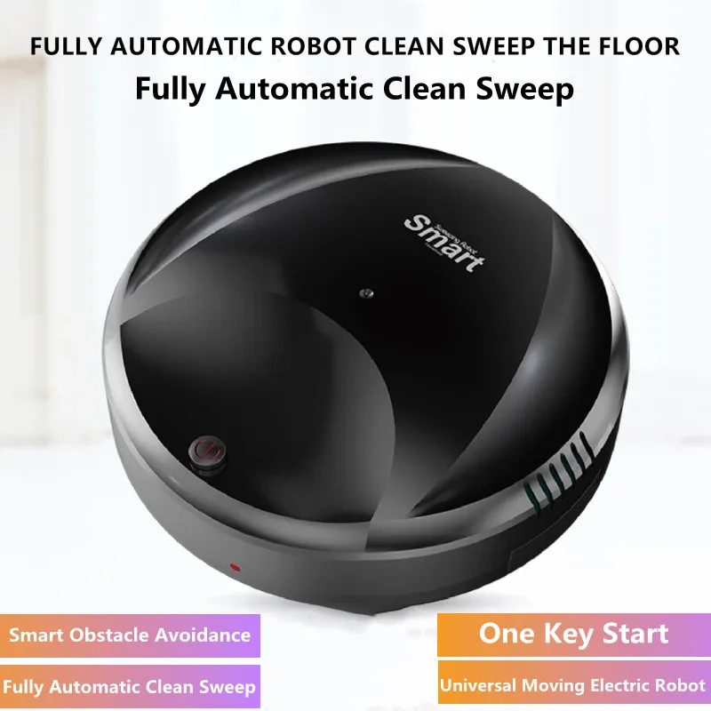 One Key Start Fully Automatic Clean Sweep The Floor Robot Super Suction Smart Obstacle Avoidance Universal Moving Electric Robot