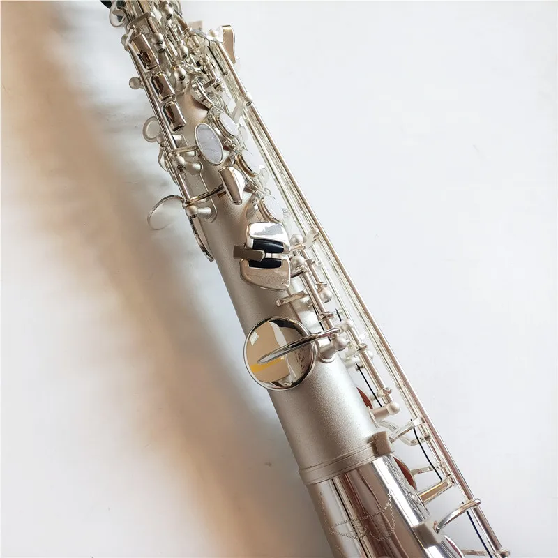 Made in Japan 875 Soprano Saxophone Reference  Silvering B-flat Soprano Sax  With Case Mouthpiece Reeds Neck