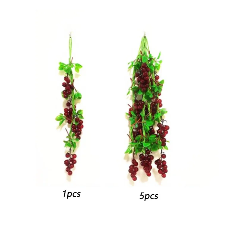 Kunstmatige simulatie voedsel groenten nep chili peper fruit druiven fotografie rekwisieten voor huisdecoratie kerst muur decor