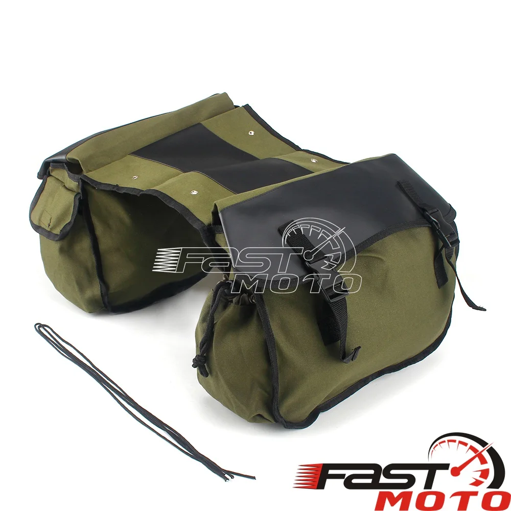 Motorbike Saddle Bag Two 35-40L Large Capacity Motorcycle Side Saddlebags For Suzuki Harley Taotao Thunder Vulcan 500 Iron 833 3