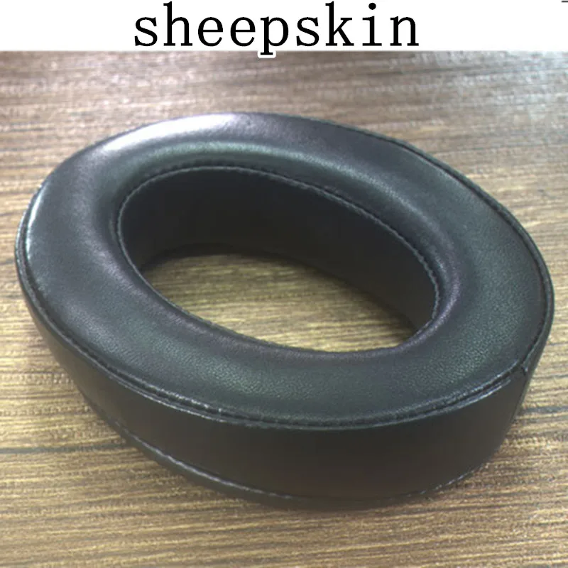 Almohadillas de espuma viscoelástica para auriculares, almohadillas de repuesto suaves de piel de oveja para los oídos, almohadillas de repuesto para SENNHEISER HD600