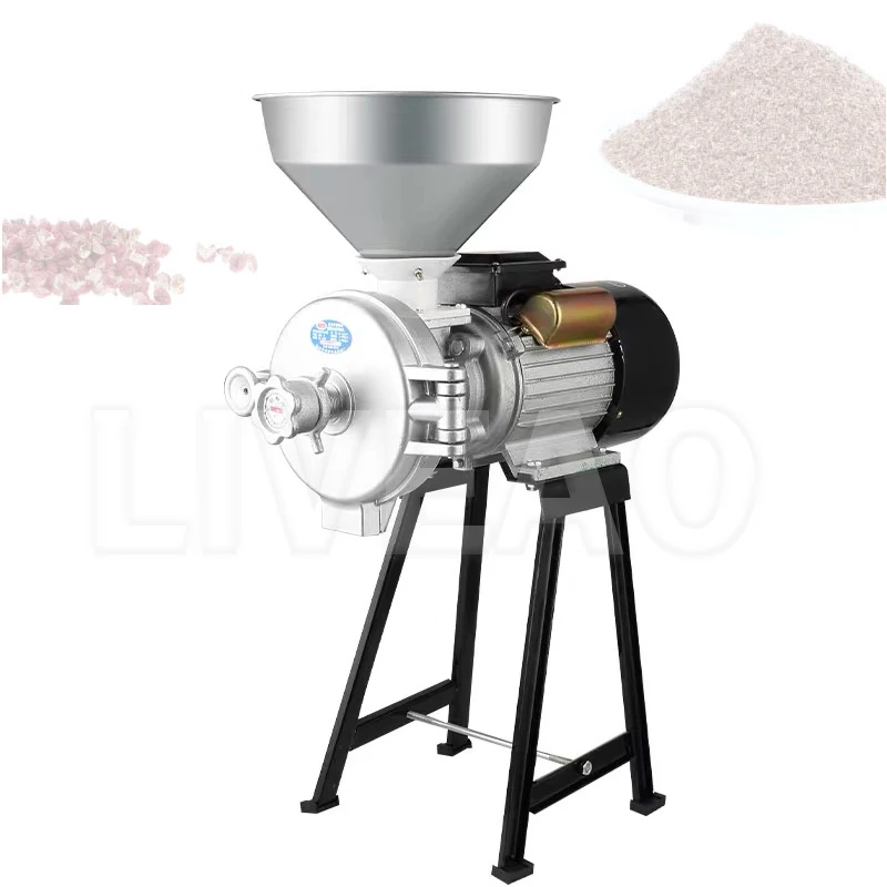 

Peanut Butter Machine Wet Refiner Commercial Grain Beans Grinder For Tofu Tahini Chili Sauce Corn Flour 220V 1.5kw