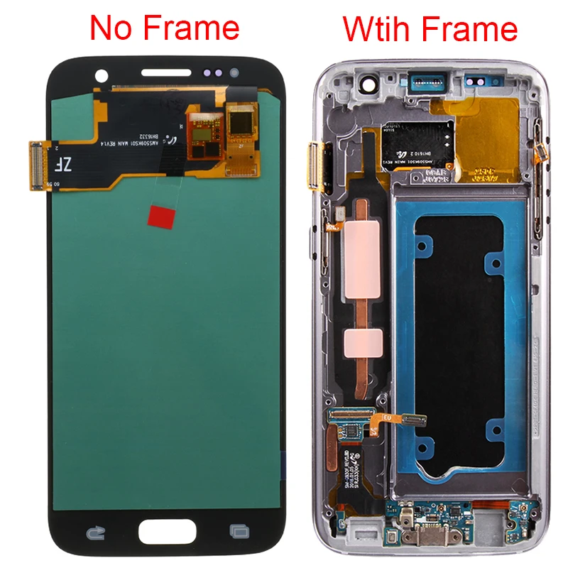 G930F Display For Samsung S7 G930F LCD With Frame 5.1\