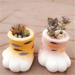 Concrete Flower Pot Silicone Molds, Mini Cement Planter, 3D Animal Vase, Decorating Resin Mould