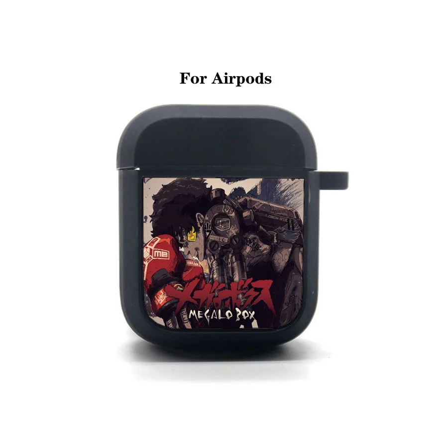 

Чехол для наушников Apple AirPods 2, защитный мягкий силиконовый чехол для наушников с рисунком аниме MEGALOBOX AirPods 2
