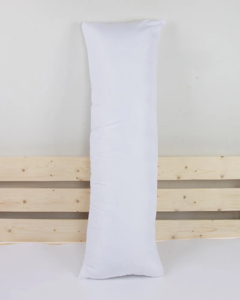 150*50cm Pure White Pillowcase 100% Polyester Pillow Cover with Zipper Body Pillowcase Dakimakura for Bed Sleeping