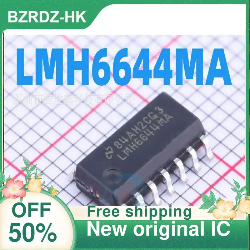 2-10 Pçs/lote LMH6644MA LMH6644 SOIC-14 Novo IC originais