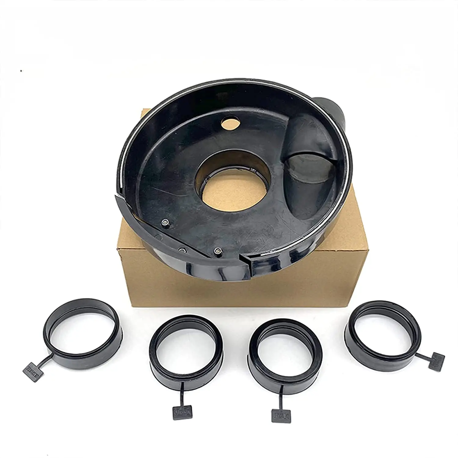 เครื่องบดมุม7นิ้วฝุ่นฝุ่นฝาครอบ Dustless สูญญากาศพื้นผิว Universal 4Pcs ตำแหน่งแหวน,สำหรับหินแกรนิต
