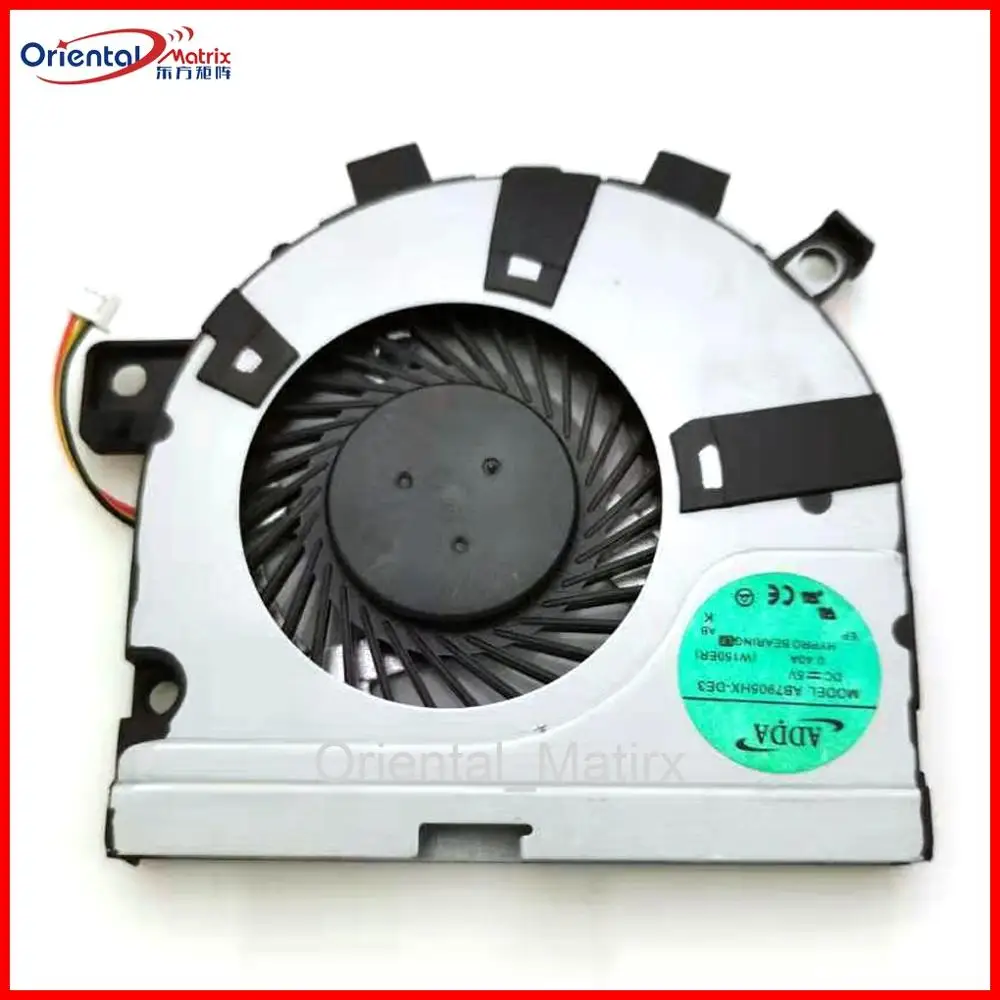 Free Shipping New AB7905HX-DE3 DC5V 0.40A For Toshiba Satellite M50-A m40-a M40t-AT02S AT01S1 E45T U40T CPU Cooler Cooling Fan