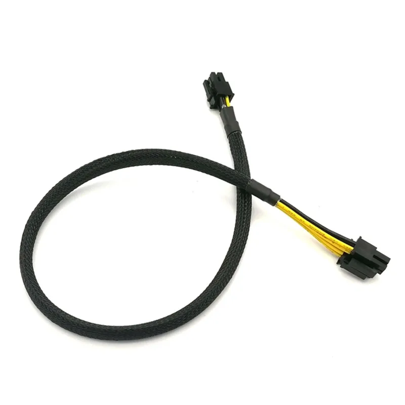 Angitu Sleeved PCI-E 6Pin GPU to CPU ATX 8(4+4)Pin Power Adapter Cable