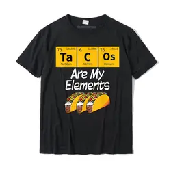 Camiseta de algodón para hombres, camisa de marca con Taco divertido, química, Meme, cita, tabla periódica, regalo de ciencia, Tops de calle