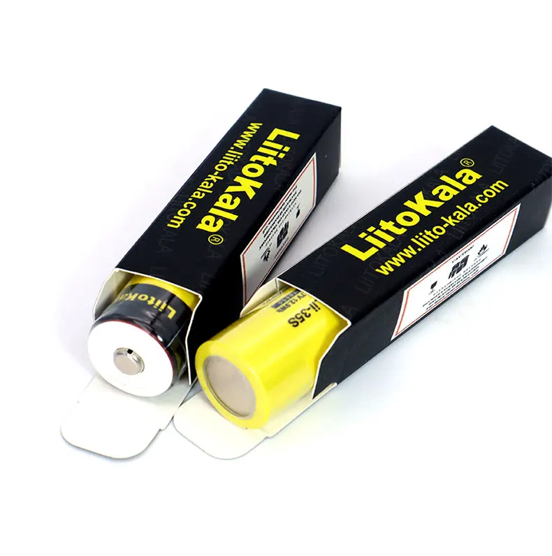 2 قطعة. جديد LiitoKala Lii-35S 18650 Battery3.7V ليثيوم أيون 3500mAh بطارية ليثيوم 3.5A لأجهزة استنزاف عالية.