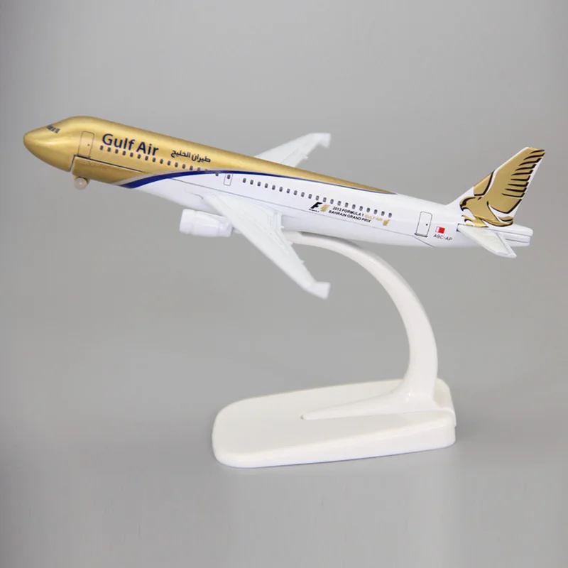 

JASON TUTU 16cm Gulf Air Airbus A320 Airplane Model Plane Model Aircraft Diecast Metal 1/400 Scale Planes Dropshipping