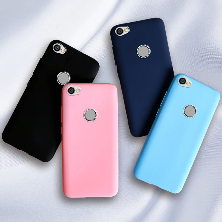 Candy Color Silicon Phone Case For Xiaomi Redmi Note 6 5 7 8 Pro 5A Prime Matte Case on Redmi 7 4A 6A 7A 4X 5 Plus GO Cover Capa