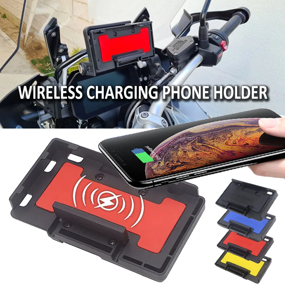 NEW Motorcycle Wireless Charging Charger GPS Phone Holder Navigation Bracket For BMW S1000XR F900R R1250GS R1200GS Adventure ADV