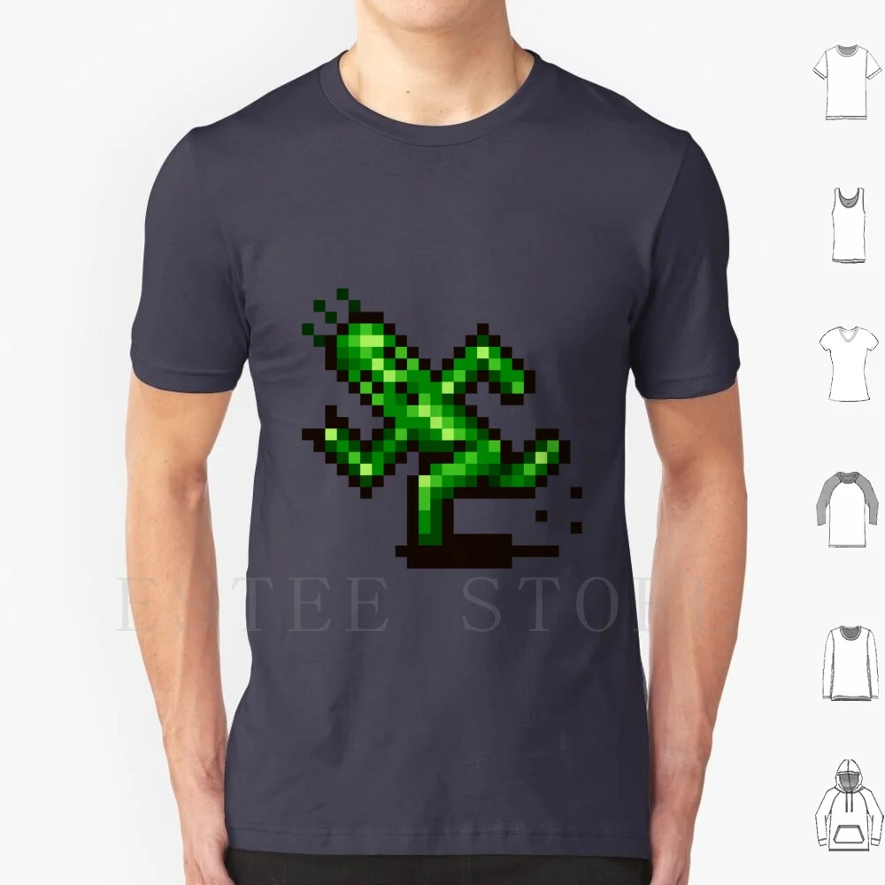 

Cactuar T Shirt Cotton Men DIY Print Chocobo Cactuar Chrono Trigger Rpg Jrpg Final Fantasy Squaresoft Pixel Pixel Art Retro