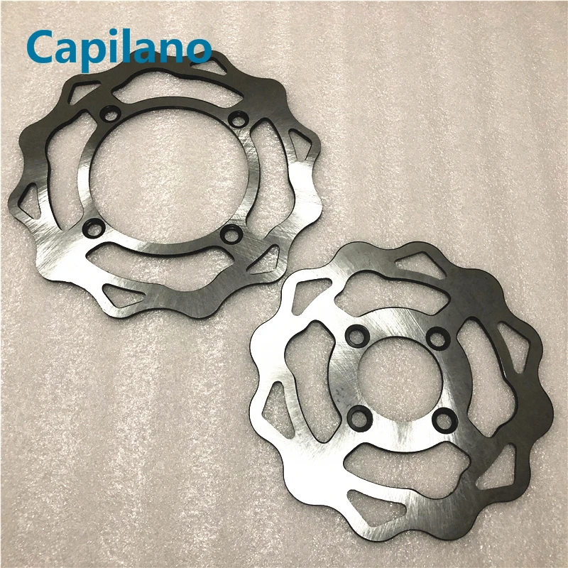 Motorcycle Front Rear Brake Disc Rotor Disk For JiNan QingQi Tibetan Mastiff QM200GY Suzuki GXT200 DR200 GXT DR 200