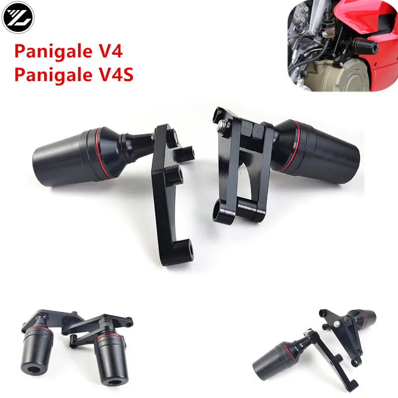 

Motorcycle Accessories Falling Protection Frame Slider Fairing Guard Anti Crash Pad Protector For DUCATI V4 V4S PANIGALE 2018 19