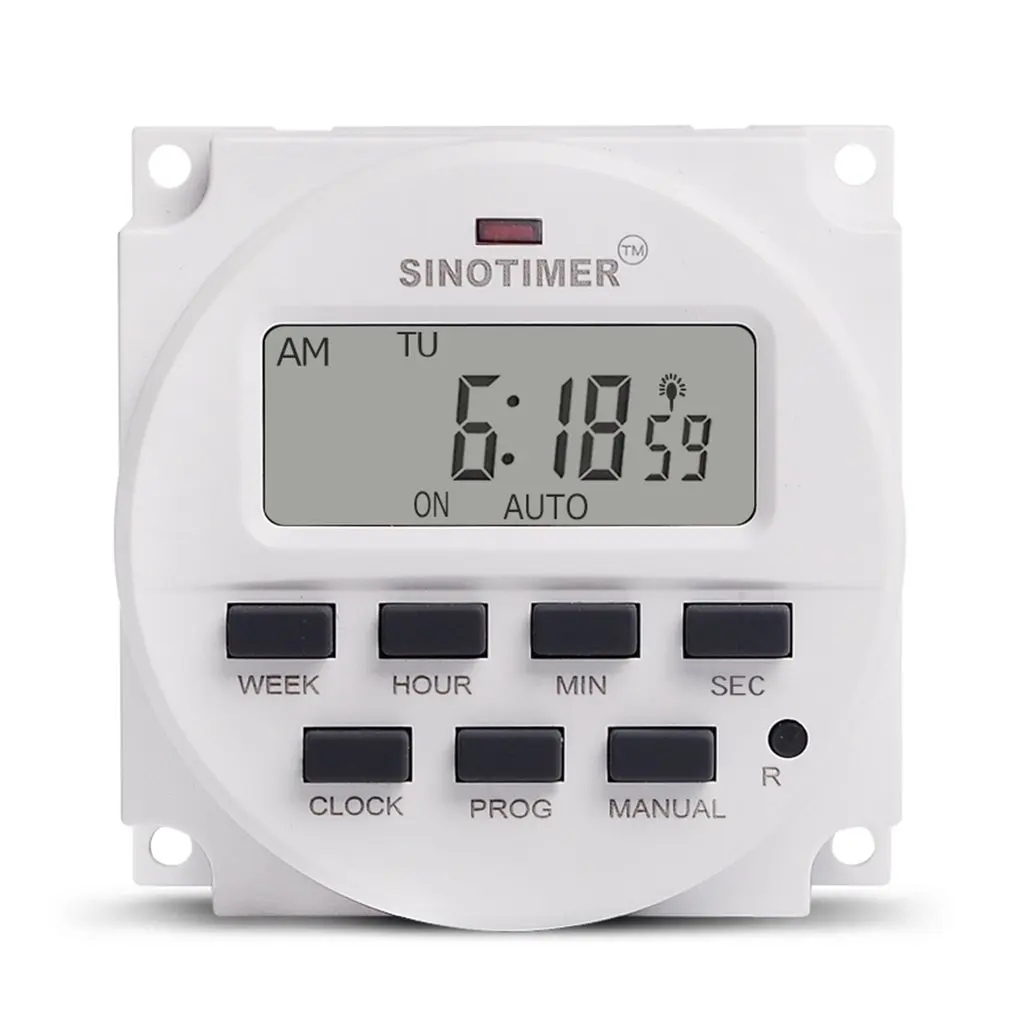 

TM618sH Digital Microcomputer 7 Days Programmable Timer Switch Second Control Auto Cycle Time Controller Power Timing Switch