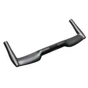 Full Carbon Fiber handlebar for Road Bike, Rest Handling, 3K Matt, New Bike, Fixed Gear, Ox Horn, 25.4mm, 31.8mm, TT Style 12 Main Sales Horn Guidao Bicycle - №11