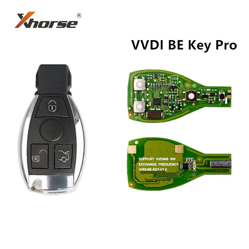 Xhorse VVDI BE Key Pro For Mercedes Benz SmartRemote Key Chip Improved Version Smart Key Shell Can Convert Tokens To MB BGA Tool