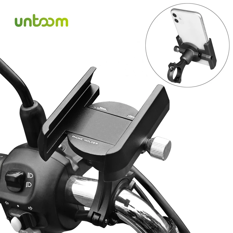 

Untoom Bike Phone Holder Motorcycle Cell Phone Stand Mount Scooter Bicycle Handlebar Clip for iPhone Samsung Xiaomi GPS Bracket