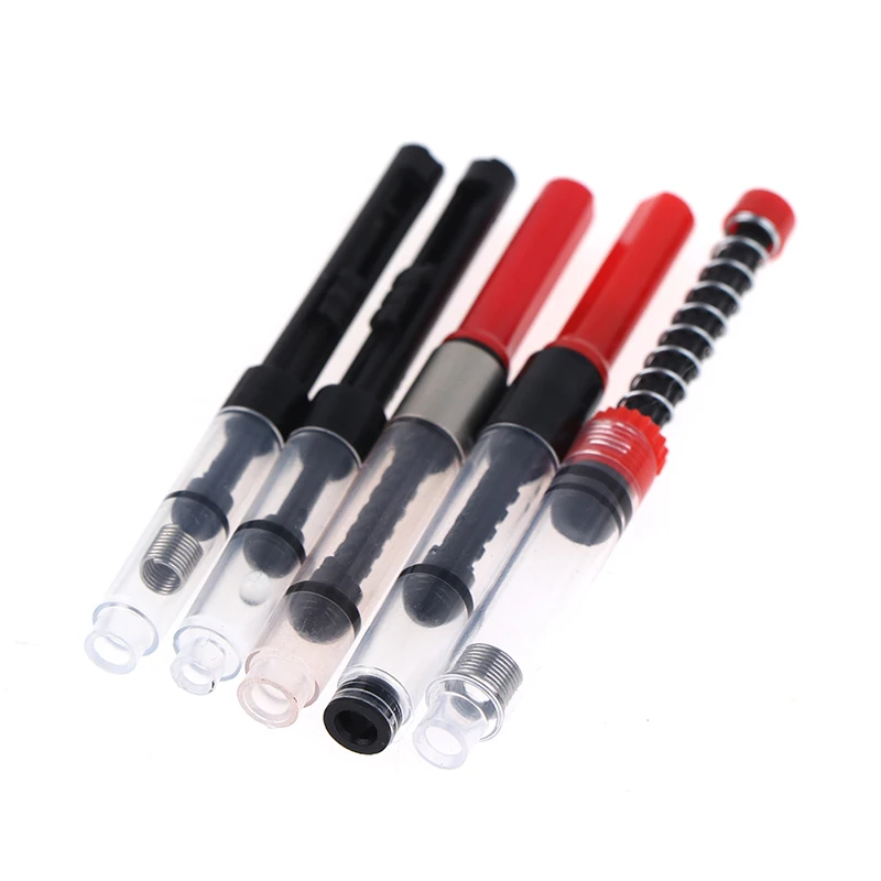 5Pcs 3.4mm Plastic Pump Cartridges Fountain Pen Converter Meet international standards