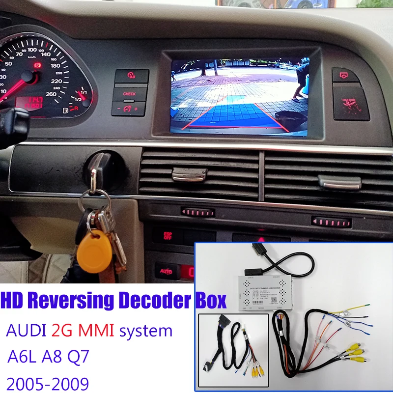 

Car Rear View Back up Camera For Audi MMI 2G system a6l A8 Q7 Adapter Original Upgrading screen Display Backup Camera Decoder