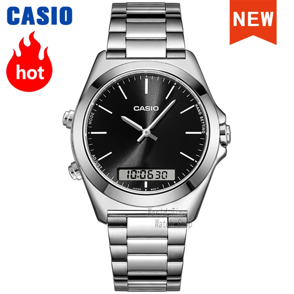 Casio-Relógio de Pulso Militar Masculino, Conjunto de Luxo Top Brand, Relógio Quartz, Resistente à Água 30 m, MTP-VC01