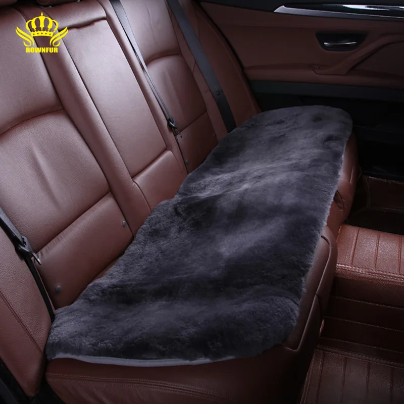 ROWNFUR Car Interior Accessories Car seat Covers Faux Fur Cute Cushion Styling  Universal Car Seat Cover For Back Seat 2016 NEW