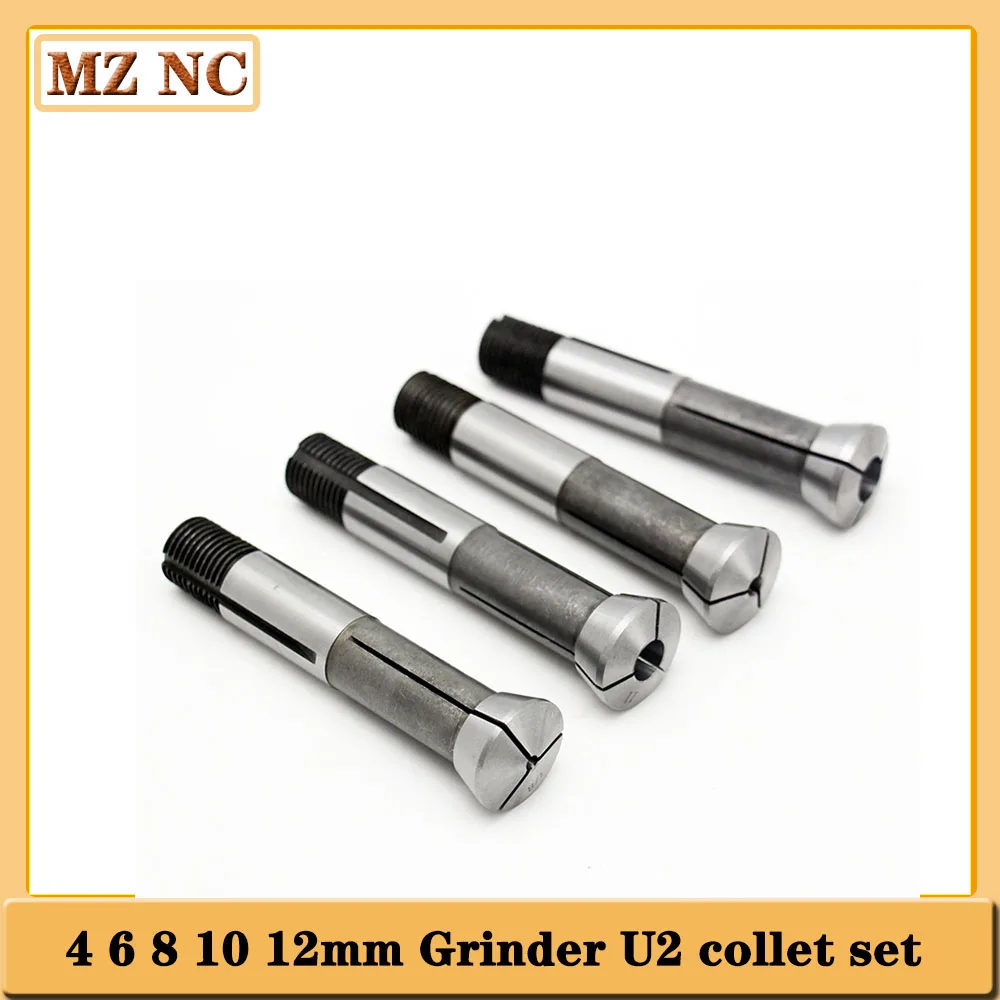 5pcs collet set  4 6 8 10 12mm Universal Tool Grinder U2 drill chucks carving cutter grinding machine clamp tool parts